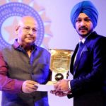 Anmolpreet Singh received M.A. Chidambaram Trophy for the best Under-19 cricketer 2014-15