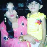 Rupsa Batabyal with her mother