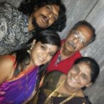 Nachiket Purnapatre with his parents and wife