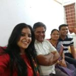 Neha Shitole with her family 