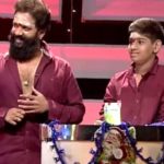 Baba Bhaskar with his son 