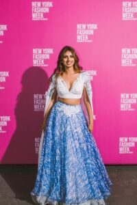 Aashna Hegde at the New York Fashion Week