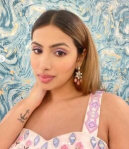 Aashna Hegde's anchor tattoo