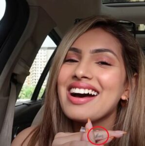 Aashna Hegde's 'love' tattoo
